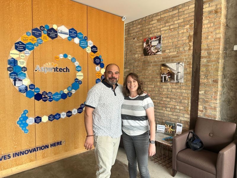 Besuch bei Aspiritech in Chicago! Einem Ort, an dem neurodivergente Talente, IT-Technologie mitgestalten.